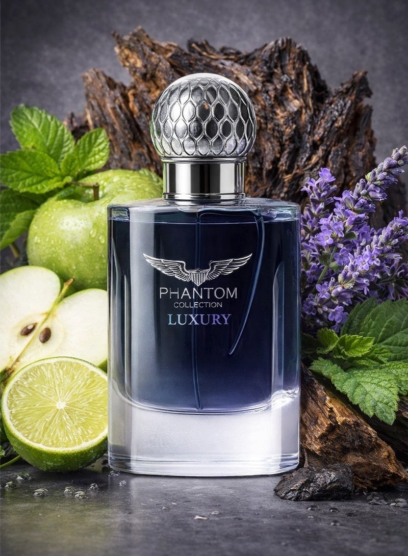لينيا دي بيلا مجموعة فانتوم الفاخرة، عطر ١٠٠ مل | عطر رجالي يدوم طويلًا برائحة العود والباتشولي - Image 1