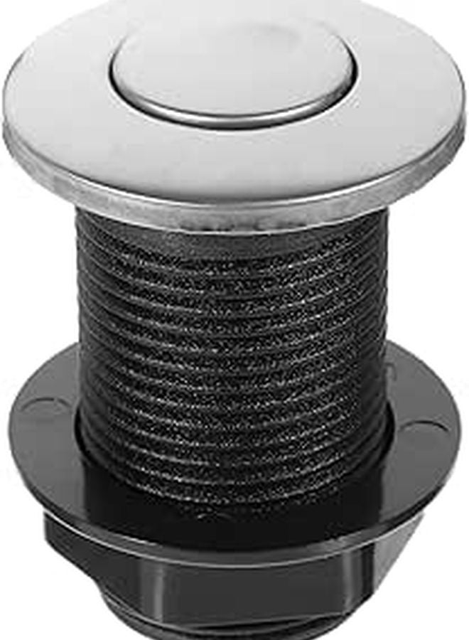 32mm Garbage Disposal Air Switch Stainless Steel Sink Top Mount Pneumatic Button - Image 1