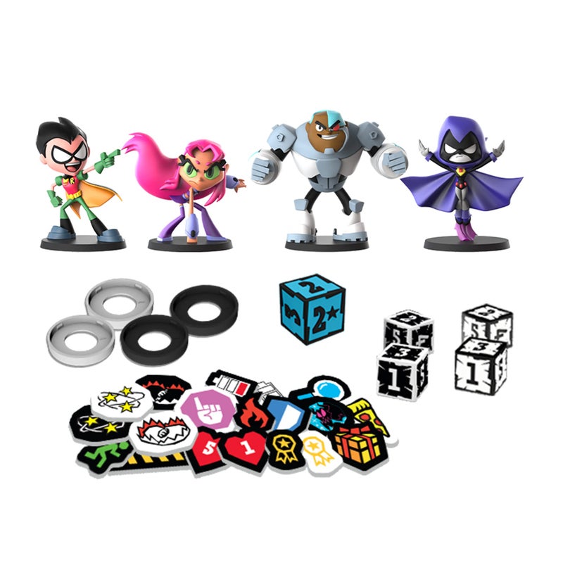 CMON Teen Titans Go! Mayhem Board Game | Strategy Game Based on The Hit TV Series | Team-Based Combat Game for Adults and Kids | Ages 10+ | 2-4 Players | Average Playtime 30 Minutes | Made by CMON - Image 4