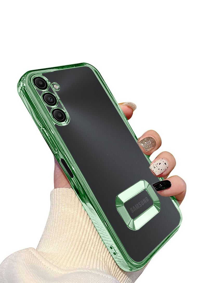 Shockproof Luxury Plating Hybrid PC Case Cover For Samsung Galaxy A25 5G 2023 Light Green