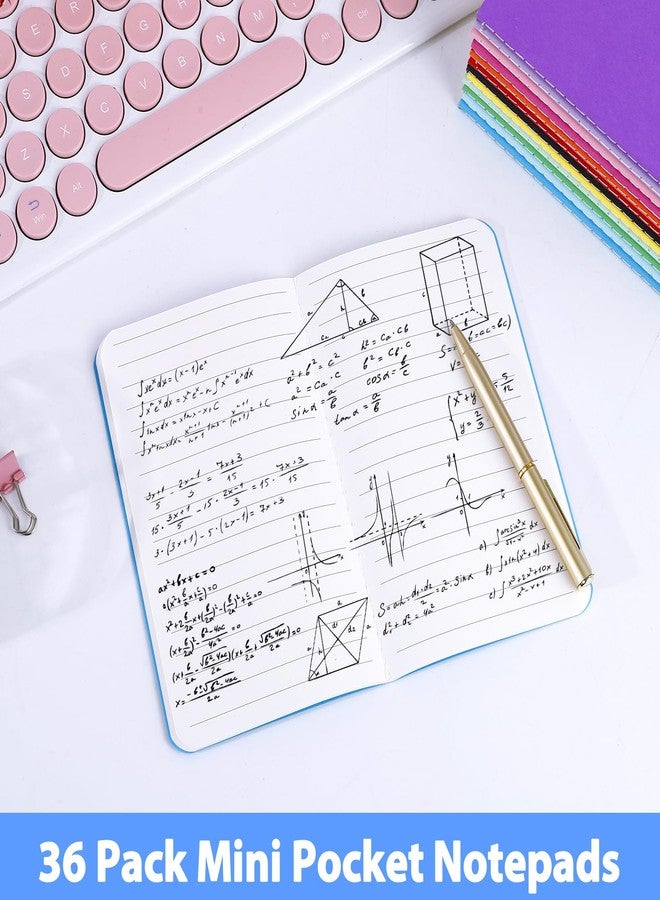 Loccmat 36 Pack Small Lined Notebooks, 3.5 X 5.5 Inch - Image 3