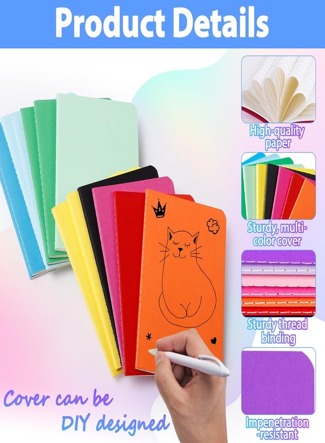 Loccmat 36 Pack Small Lined Notebooks, 3.5 X 5.5 Inch - Image 4
