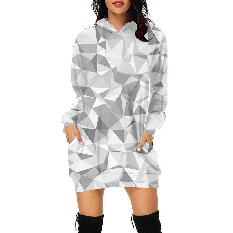 Spring New Export Custom Fashion Printed Women'S Hoodie Loose And Comfortable Casual Long-Sleeved Hoodie For Women - Image 4