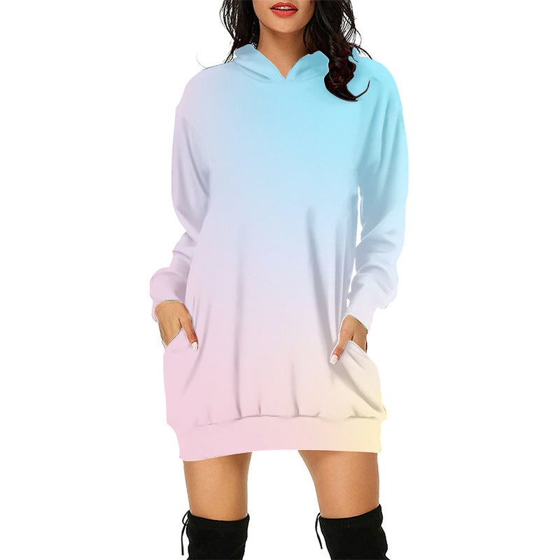 Spring New Export Custom Fashion Printed Women'S Hoodie Loose And Comfortable Casual Long-Sleeved Hoodie For Women - Image 1