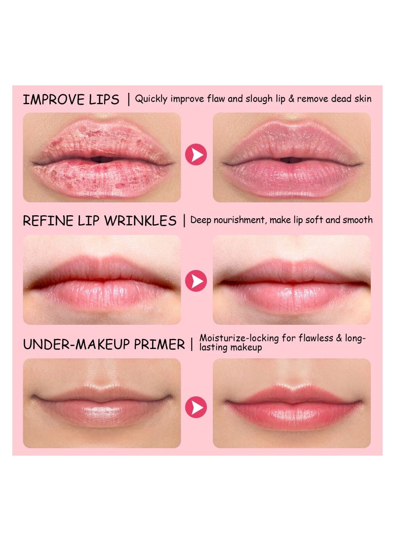 Immetee Fruit Lips Mask And Scrub, Double Effect Care  10g  - Image 5