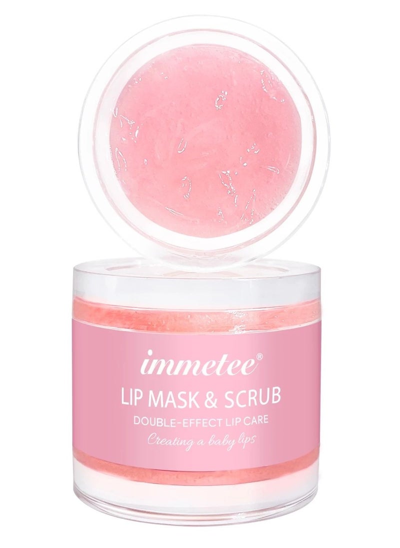 Immetee Fruit Lips Mask And Scrub, Double Effect Care  10g  - Image 1