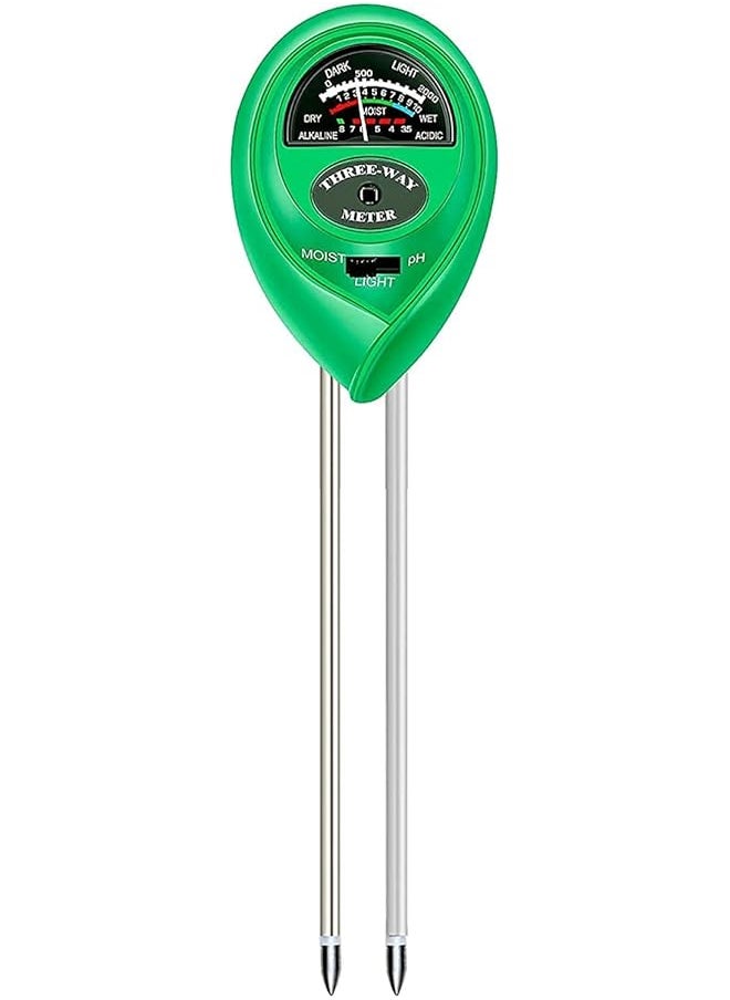 SKY-TOUCH - Soil Ph Meter 3 In 1 Soil Moisture Light Ph Gardening Test Tool Test For Garden Farm Lawn Indoor And Outdoor No Battery Needed - Image 1