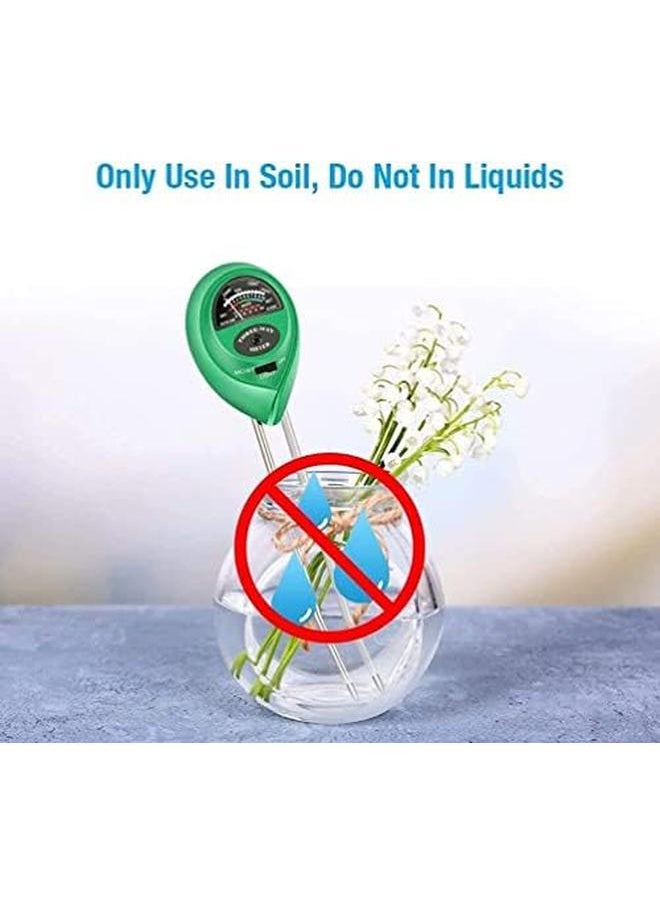 SKY-TOUCH - Soil Ph Meter 3 In 1 Soil Moisture Light Ph Gardening Test Tool Test For Garden Farm Lawn Indoor And Outdoor No Battery Needed - Image 1