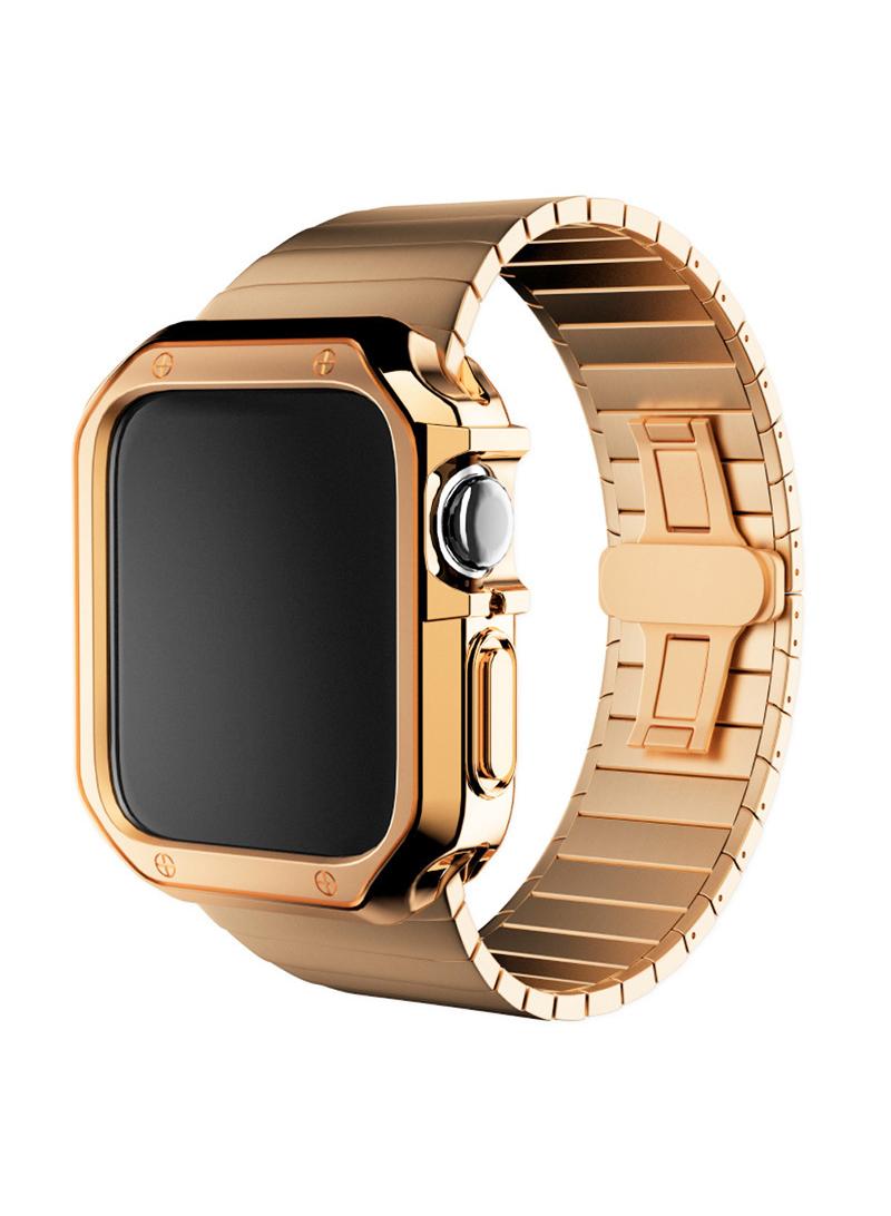 Y&D For Apple Watch Ultra 8/7 Generation 38/40/41mm Metal Strap With TPU Plating Case Suit - Image 1