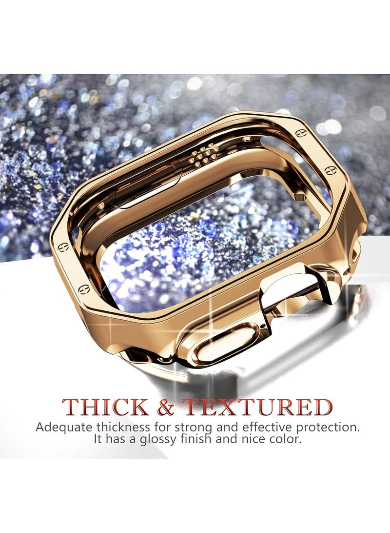 Y&D For Apple Watch Ultra 8/7 Generation 38/40/41mm Metal Strap With TPU Plating Case Suit - Image 3