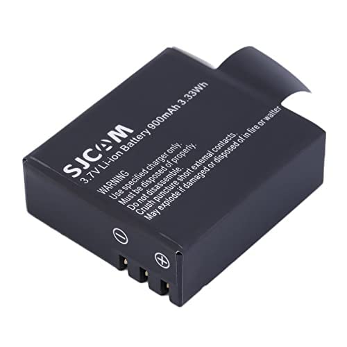 SJCAM Rechargeable Battery Lithium-ion Capacity 900mah Battery for SJ4000 M10 SJ4000 WiFi SJ5000 SJ5000 WiFi SJM10 Plus SJX1000 SJ5000x Series Sports Action Camera - Image 1