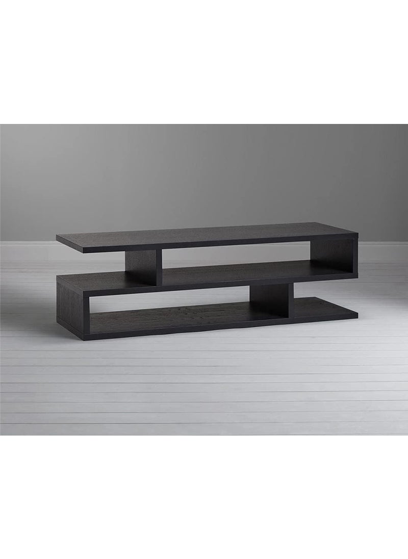 Mahmayi - Mahmayi Black MSR-CT Modern TV Stand with Coffee Table for Laptop Computer/TV/PC/Printer, Multifunctional Systems - Image 1