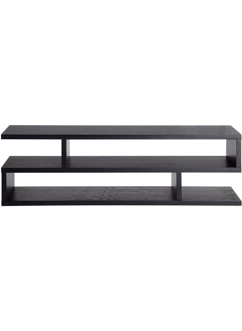 Mahmayi - Mahmayi Black MSR-CT Modern TV Stand with Coffee Table for Laptop Computer/TV/PC/Printer, Multifunctional Systems - Image 1