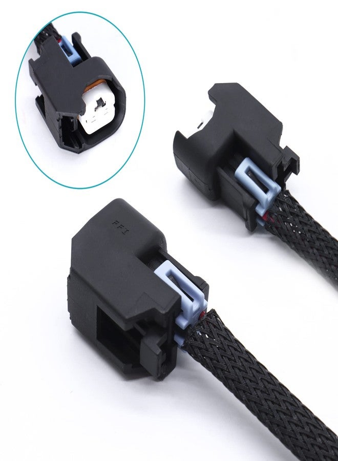 HiSport Fuel Injector Connector 8 PCS Pigtail Connectors Wire Terminals WAINJ32 Compatible with Mini Delphi Multec 2 Harness to USCAR EV6 - Image 5