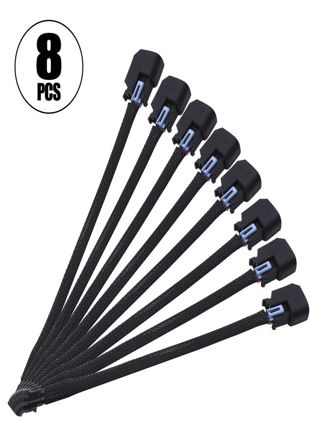 HiSport Fuel Injector Connector 8 PCS Pigtail Connectors Wire Terminals WAINJ32 Compatible with Mini Delphi Multec 2 Harness to USCAR EV6 - Image 4