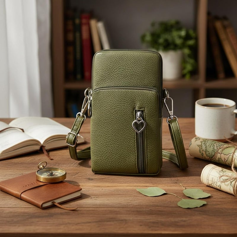 JANKS Small Crossbody Bag for Women - Mini Phone Purses with Crossbody Strap and Wallet - Nylon Arm Bag - Image 3