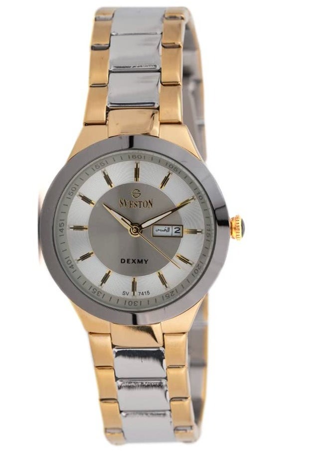 Sveston - Sveston Grey Dial Couple Watch - Image 1