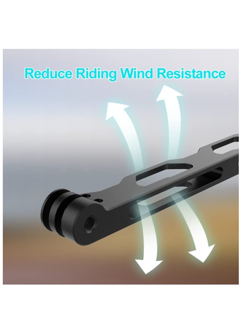 KASTWAVE - Arm for Action Camera Aluminum Alloy Extension, Tripod Mount Helmet Stick, Which Compatible with GoPro Hero 10/9/8/7/6/5 Black, Insta360 etc - Image 1