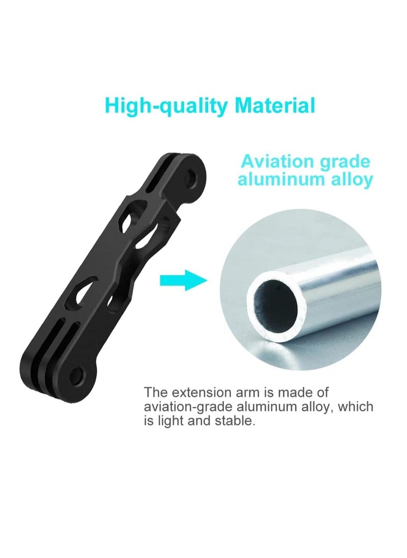 KASTWAVE - Arm for Action Camera Aluminum Alloy Extension, Tripod Mount Helmet Stick, Which Compatible with GoPro Hero 10/9/8/7/6/5 Black, Insta360 etc - Image 1