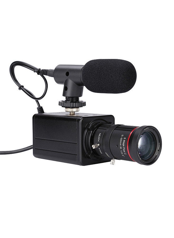 Generic - 4K HD Camera Computer Camera USB Webcam 10X Optical Zoom Manual Focus Auto Exposure Compensation Comaptible with Window XP/7/10 Linux Android Plug & Play with Microphone - Image 1