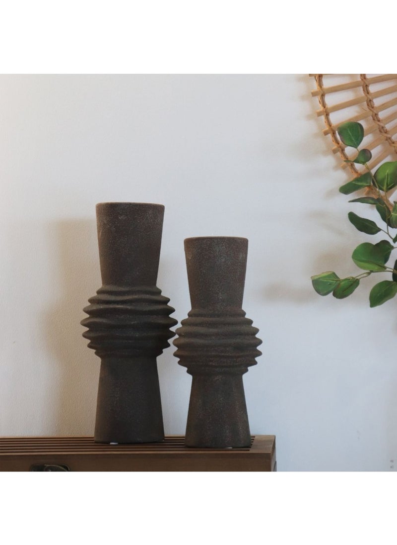 DANUBE HOME Celesta Rustic Vase 15X15X36Cm  - Image 1