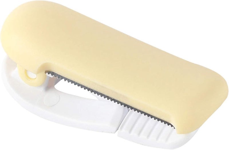 woobles Mini Portable Masking Tape Cutter Clip Type 10-15 mm Color Yellow Yellow For 10~15mm - Image 1