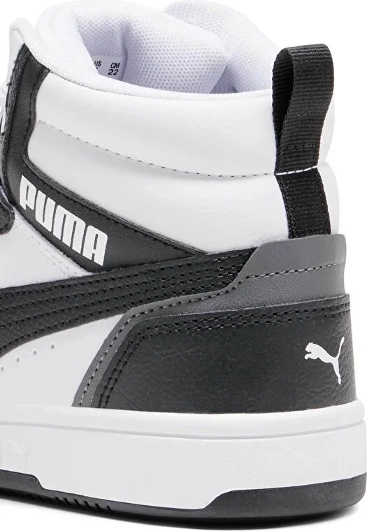 PUMA Rebound V6 Mid Casual High Top Sneakers White Black