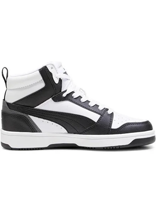 PUMA Rebound V6 Mid Casual High Top Sneakers White Black