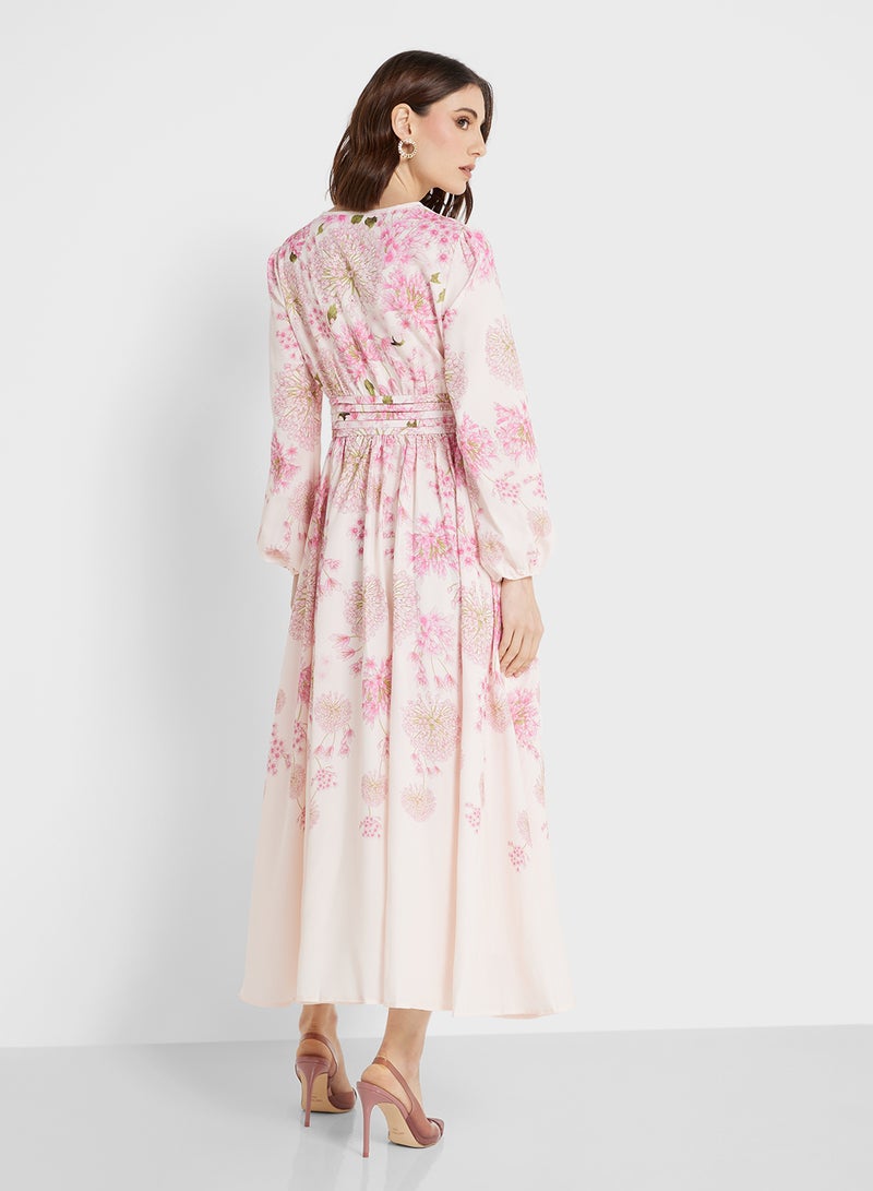 ايلا فستان بطبعة زهور - Image 2