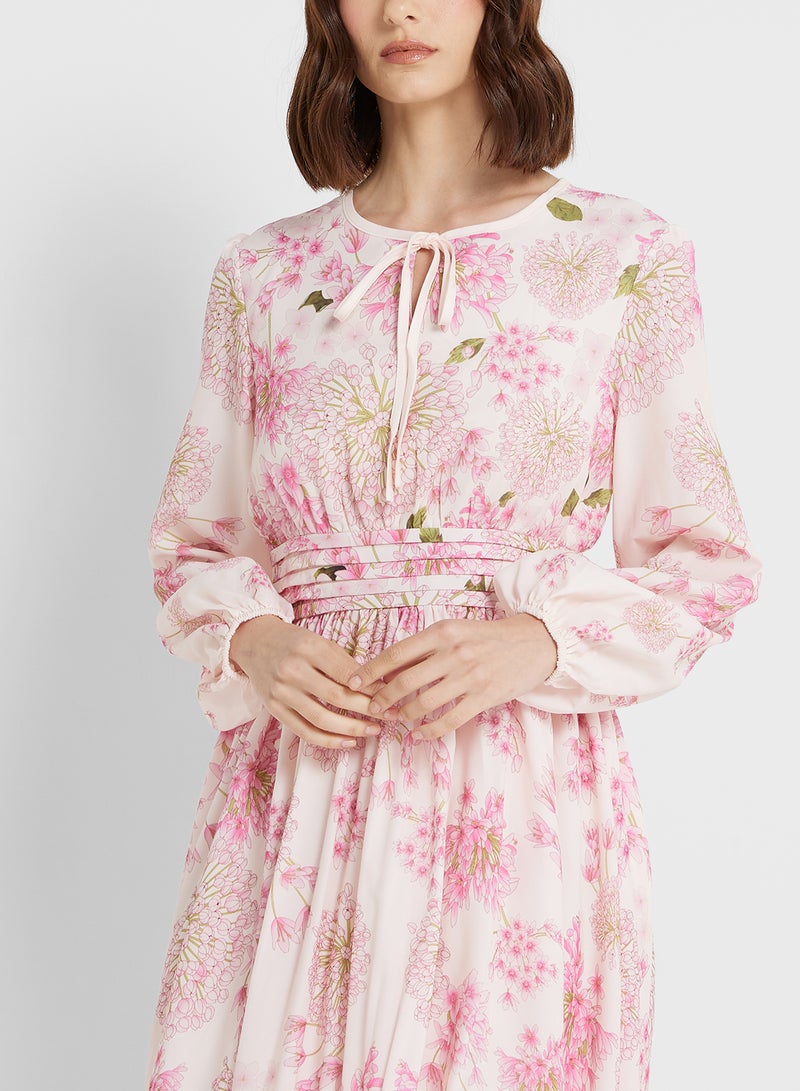 ايلا فستان بطبعة زهور - Image 3