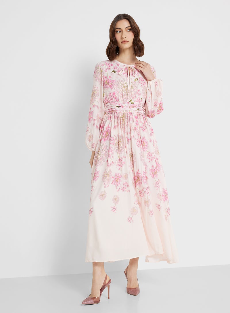 ايلا فستان بطبعة زهور - Image 4