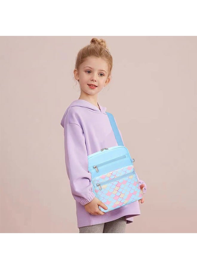 Mygreen Small Crossbody Purse Set for Teen Girls Small Messenger Bags for Kids 9-10 Gifts, Unicorn-black, Medium, Durable - Image 2