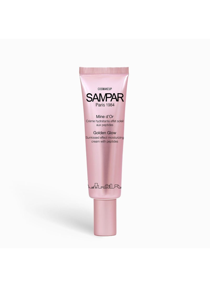 Sampar SAMPAR Golden Glow  Illuminating Face Moisturizer with Vitamin C  Antioxidants  Enhances Skin Radiance Reduces Fine Lines  Boosts Glow  For All Skin Types  CrueltyFree 1 oz 