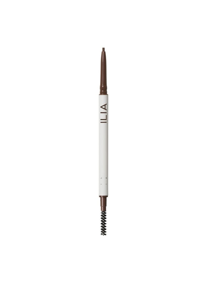 ILIA ILIA - In Full Micro-Tip Brow Pencil | Non-Toxic, Vegan, Cruelty-Free, Clean Makeup (Dark Brown)  - Image 1