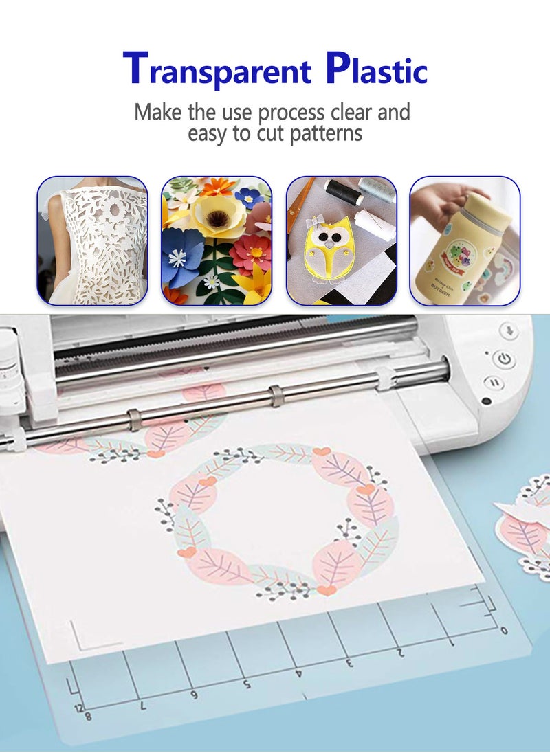 Generic Standard Grip 3 Pack Cutting Mat 12x12inch for Cricut Explore Air 2/Air/One/Maker, Standard Adhesive Sticky Quilting Replacement Accessories for Cricut  - Image 4