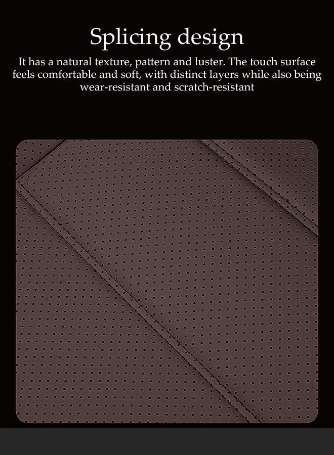 DUNISO Car Seat Cover, Universal Fully Wrapped Seat Cushion, Artificial Leather Car Backrest Seat Cover, Equipped With Headrest, Wear Resistant And Anti Slip, Suitable For All Seasons, Suitable For Most Car Seats - Image 2