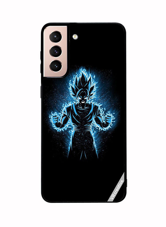 VR CREATIVE Protective Case Cover For Samsung Galaxy S21 Plus 5G Gohan Design Multicolour - Image 1