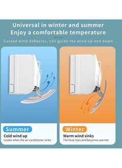 NIBEMINENT Air Conditioning Deflector With Porous Q69 White  - Image 4