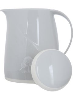 helios Plastic Thermos 0.3 Liters German Tree Pattern Light Gray  - Image 4