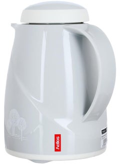 helios Plastic Thermos 0.3 Liters German Tree Pattern Light Gray  - Image 2