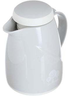 helios Plastic Thermos 0.3 Liters German Tree Pattern Light Gray  - Image 3
