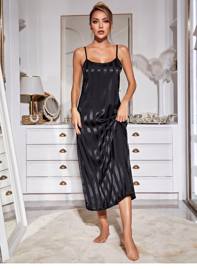 KUYING New Two-Piece Set Of Ice Silk Pajamas - Image 2