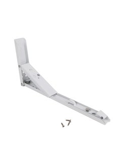 LAWAZIM Bracket - 25x13.5cm White - Heavy Duty Space-Saving One-Touch Adjustable Foldable Wall Shelf Bracket for Wall-Mounted Storage, DIY, Utility Room, Kitchen, Garage, and RV Shelving Solutions  - Image 1
