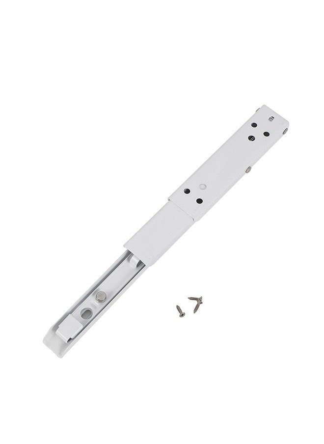LAWAZIM - Bracket - 25x13.5cm White - Heavy Duty Space-Saving One-Touch Adjustable Foldable Wall Shelf Bracket for Wall-Mounted Storage, DIY, Utility Room, Kitchen, Garage, and RV Shelving Solutions - Image 1