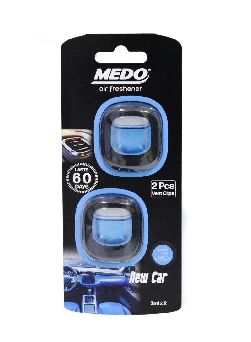 Medo 2Pcs Vent Clips New Car Air Freshener 