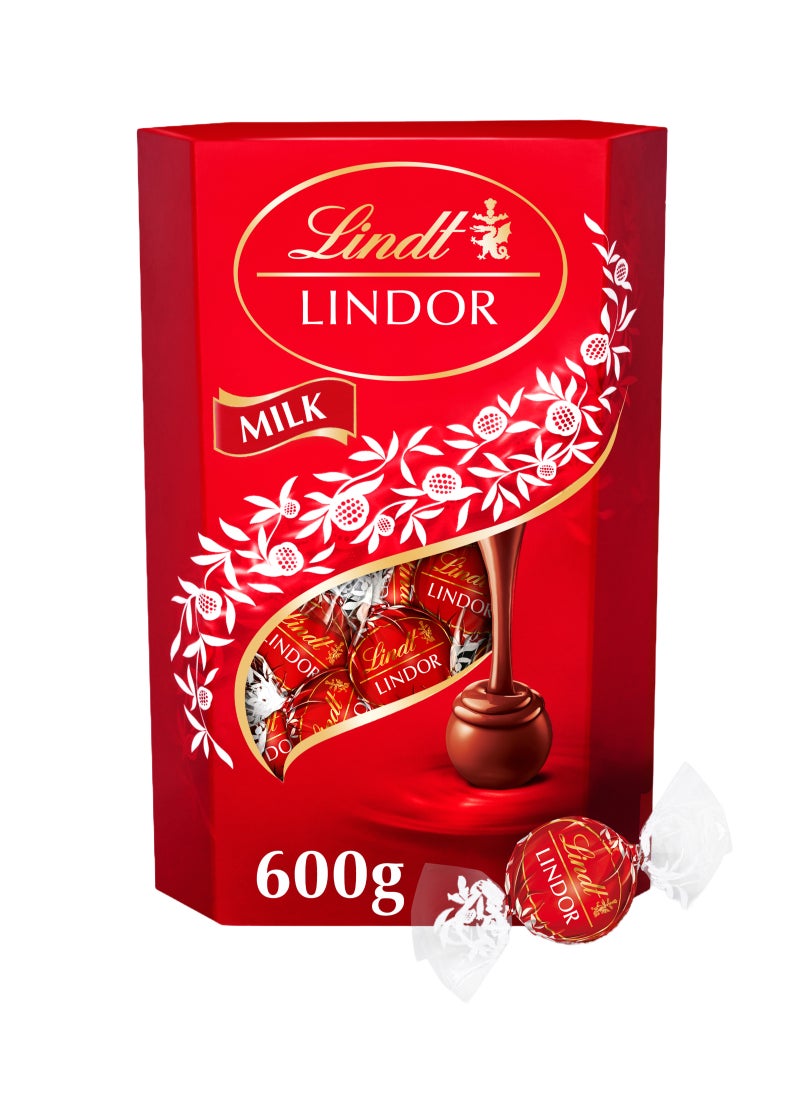 Lindt Milk Lindor Balls 600g - Image 1