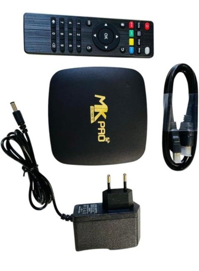 صندوق MK Pro Android TV الإصدار 2026 مع حزمة لمدة عام واحد، 32 جيجابايت RAM، 512 جيجابايت ROM، أندرويد 13.0، واي فاي 5G، 12K Ultra HD - Image 2