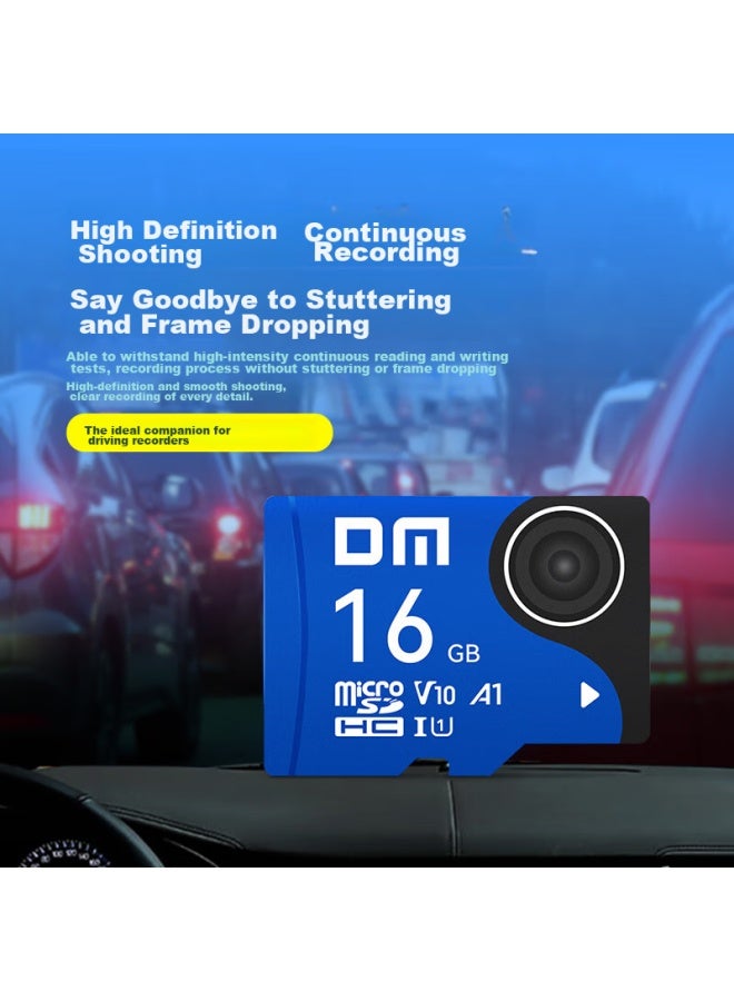 Dm Daimai 16gb Tf Memory Card, Blue Card, C10, Dedicated Memory Card For Dash Cam, Compatible With Xiaomi 360, Lingdu, Doudoupai - Image 2