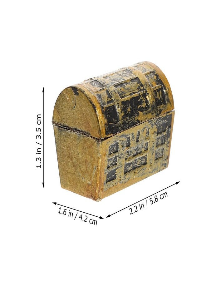 PRETYZOOM 10pcs Mini Pirate Boxes Halloween Party Supply Treasure Chest Vintage Self Decor Halloween Candy Favors Boxes - Image 3