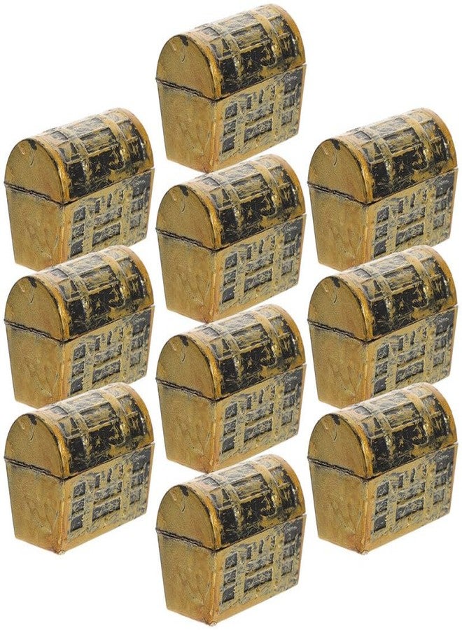 PRETYZOOM 10pcs Mini Pirate Boxes Halloween Party Supply Treasure Chest Vintage Self Decor Halloween Candy Favors Boxes - Image 5